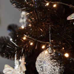 UDL-S1000-200-DGA WARM WHITE IP20 MINI Гирлянда с контроллером. 10м. 200 миниламп накаливания. Теплый белый свет. Провод зеленый. TM Uniel