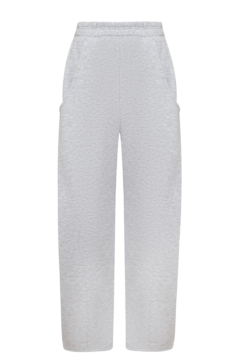 Штаны багги Светло-серый меланж