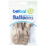 Шар латексный Glossy Набор 12 шт Хром 36 см (Бежевый)