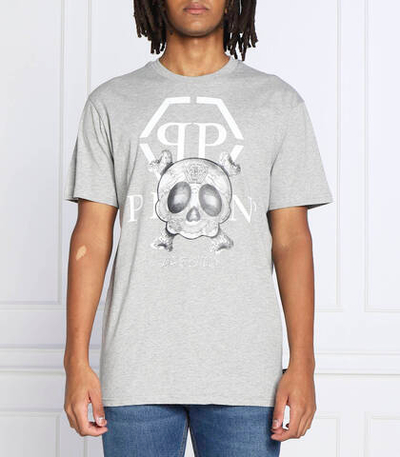 футболка Philipp Plein - серый(MTK5682 PJY002N)