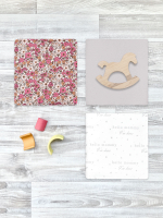 Сет из 3х пелёнок Mjölk Bloom/Hello Mommy/White Sand