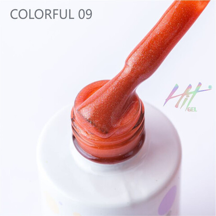 Гель-лак ТМ "HIT gel" №09 Colorful, 9 мл