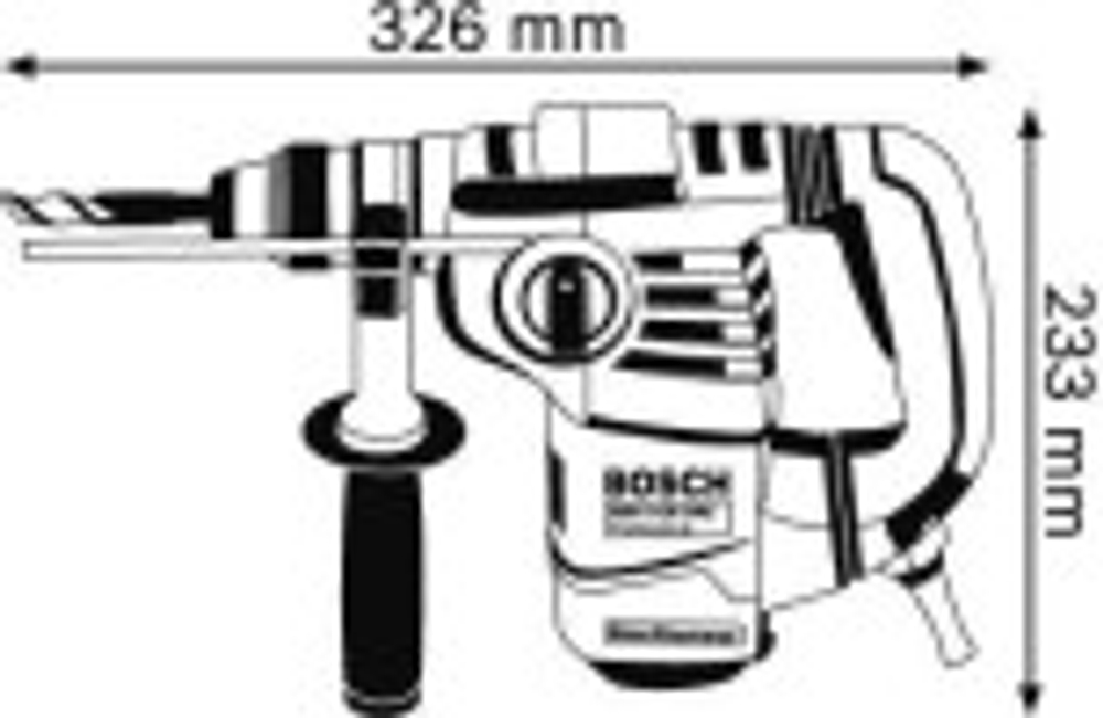 Перфоратор BOSCH GBH  3-28 DRE 061123A000 Кейс