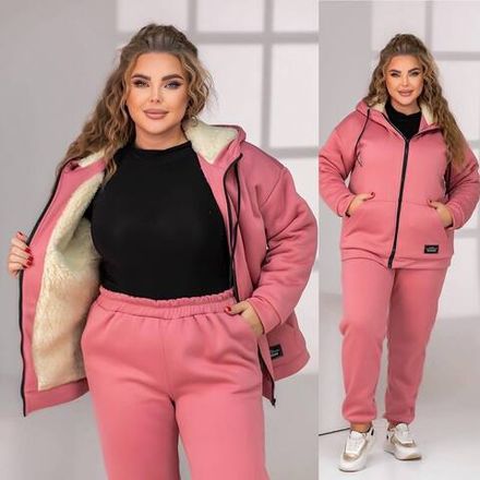 Костюм с мехом УК-305-1 Fabrika