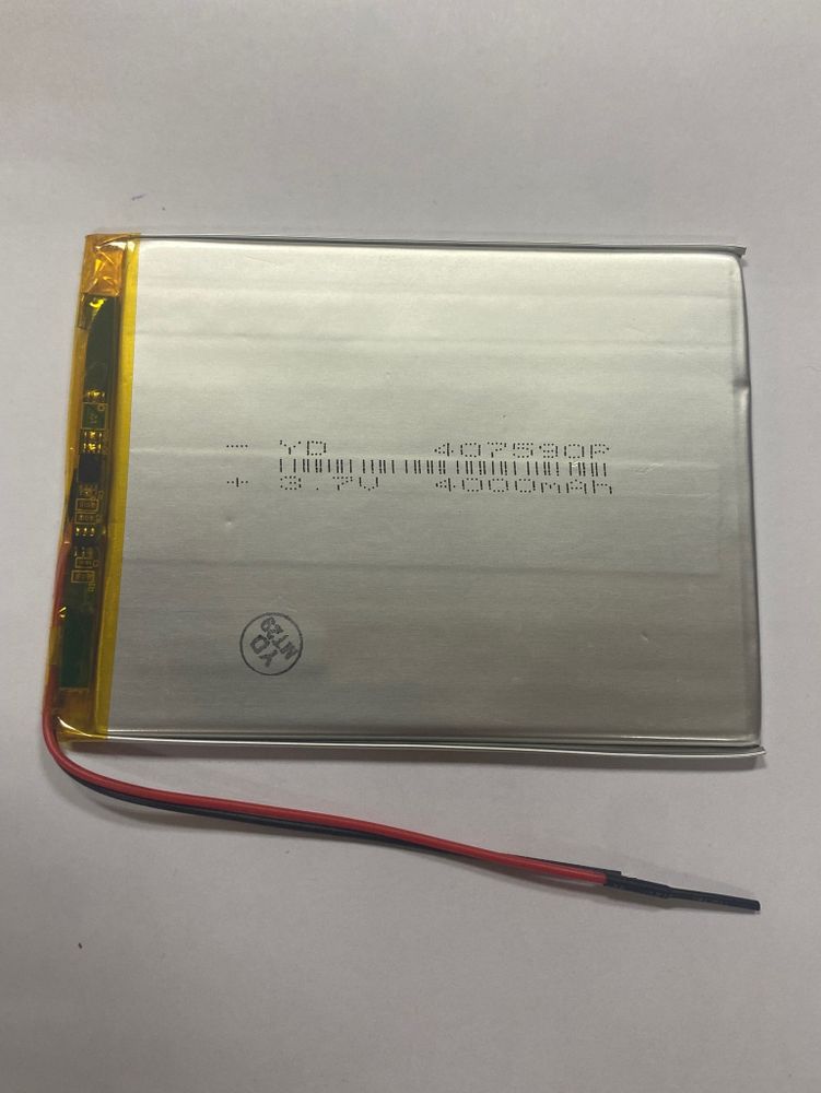 АКБ универсальная 407590p 3,7v Li-Pol 4000 mAh (4*75*90 mm)