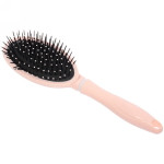 Расческа массажная «Manheten», овальная, цвет нежно-розовый, 6,5*24 см (блистер Ultramarine)