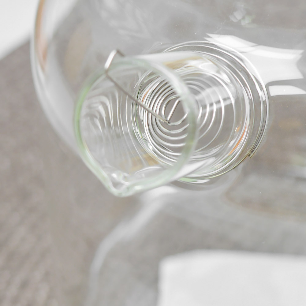 Чайник заварочный 1,8л стеклянный с бамбуковой крышкой, BZ-CH020