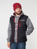 Жилет Alaskan Juneau Vest  M утепленный стеганый черный /красный