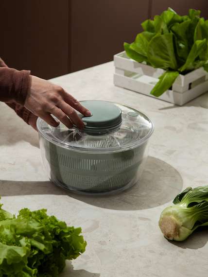 Электросушилка для салата press&amp;dry, 3,5 л, шалфей