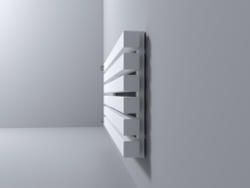 Горизонтальные дизайн-радиаторы Q60 2000мм с нижним подключением