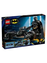 Конструктор Marvel 76273 Фигура Бэтмена и Бэтцикл