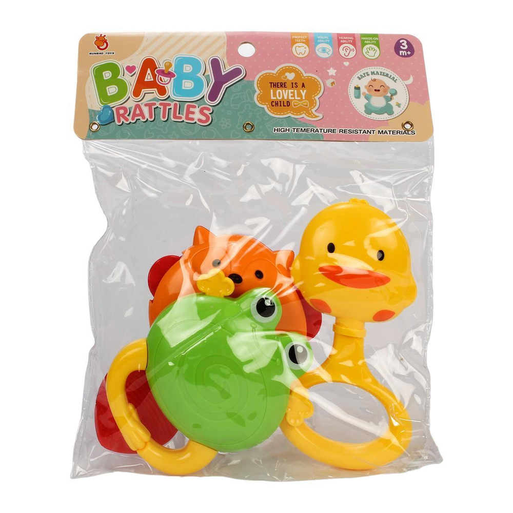 Набор погремушек 3шт, пакет 054-9