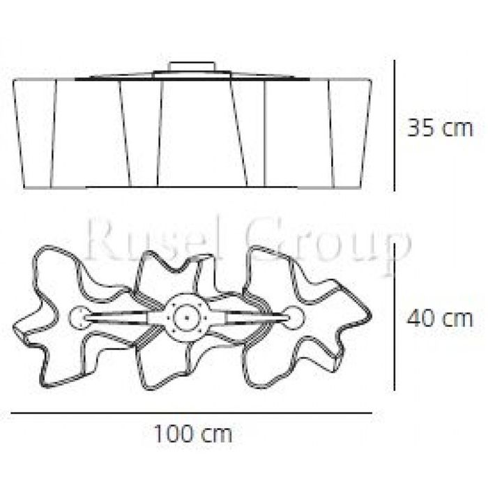 Потолочный светильник Artemide LOGICO SOFFITTO 3 in linea