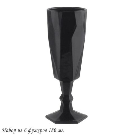 Lenardi 583-002 Набор из 6 фужеров 180 мл в под.уп.(х4)Стекло