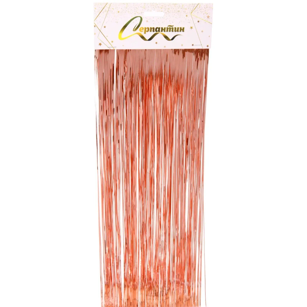 Дождик 2 м «Глянцевый стиль», янт золото