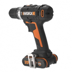 Дрель-шуруповерт ударная аккумуляторная WORX WX370, 50Нм, 20В, 2Ач x1, ЗУ 2А, кейс