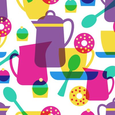 Время пить чай. Для кухонного интерьера