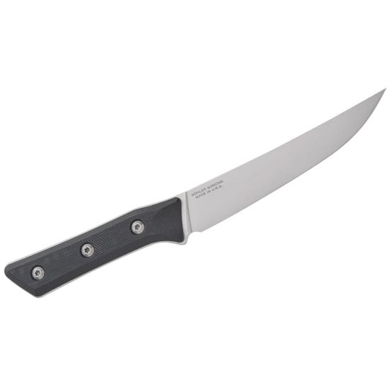 Нож кухонный Microtech Kitchen Boning 3100-10BK с клинком из стали M390MK, рукоять G10