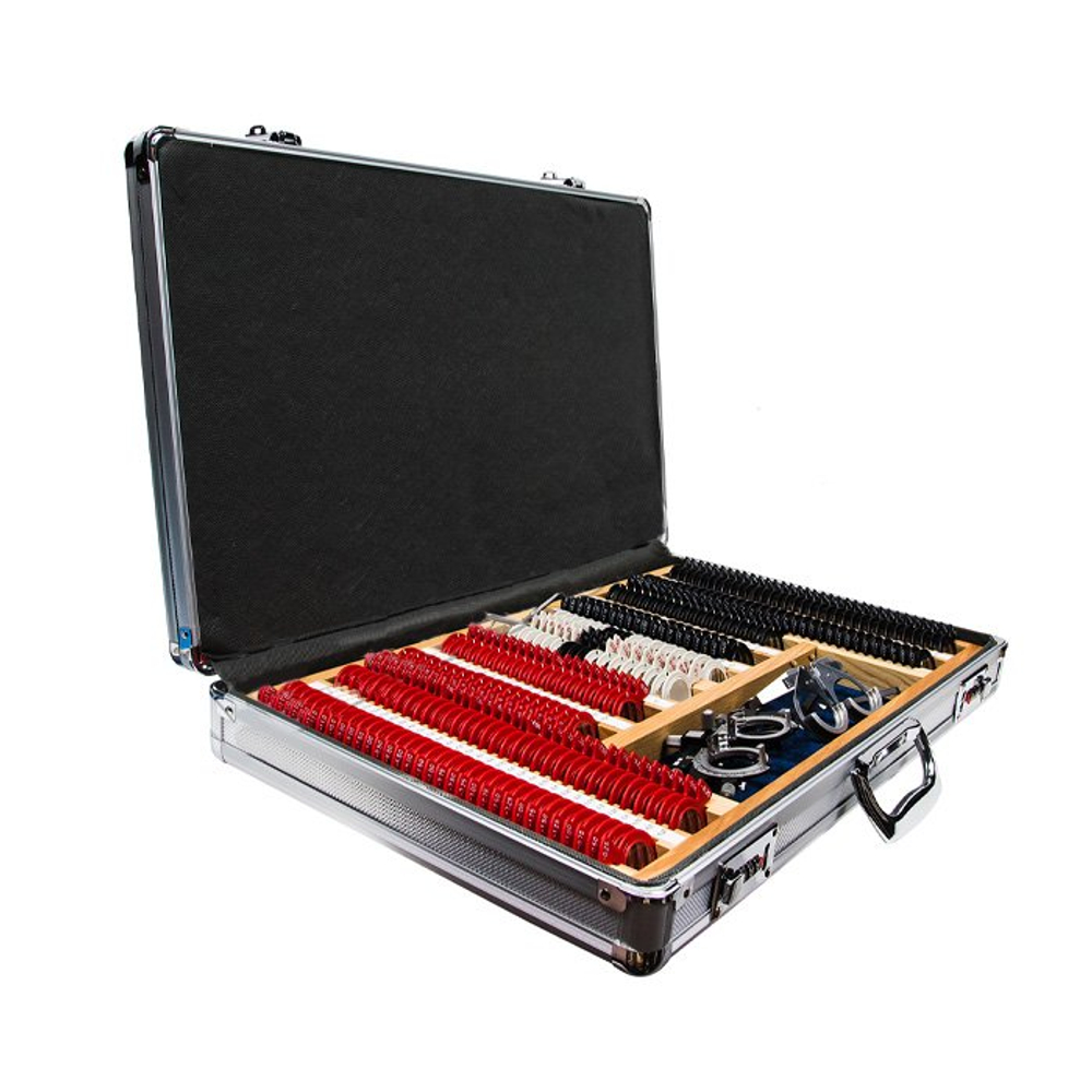 Набор пробных очковых линз средний (257 оптических элементов, 1 оправа) НС-277-01