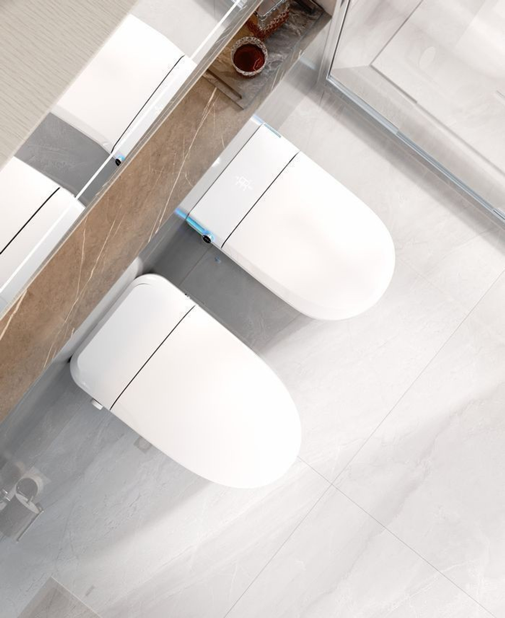 Унитаз приставной Grossman Smart GR-PR-5702 (580х380х460) белый, выпуск в стену, 1 место
