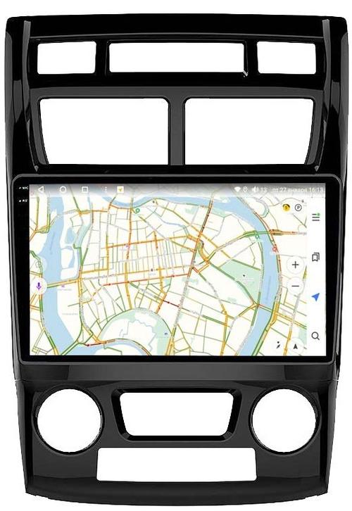 Магнитола для KIA Sportage 2008-2010 (рестайлинг) - Vaycar VA27-0023-2K на Android 13, Быстрая, 2K QLED, CarPlay, 4G SIM-слот