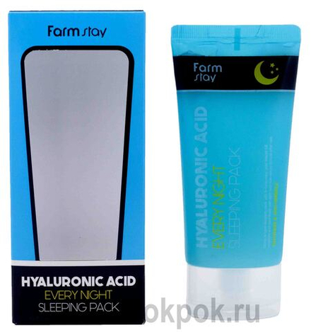 Маска для лица ночная Farm Stay Hyaluronic Acid Every Night Sleeping Pack, 120 мл