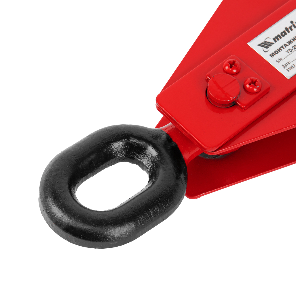 Блок монтажный с проушиной, 1 т Matrix