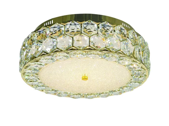6076E/72W GOLD+CLEAR (1) Люстра NW