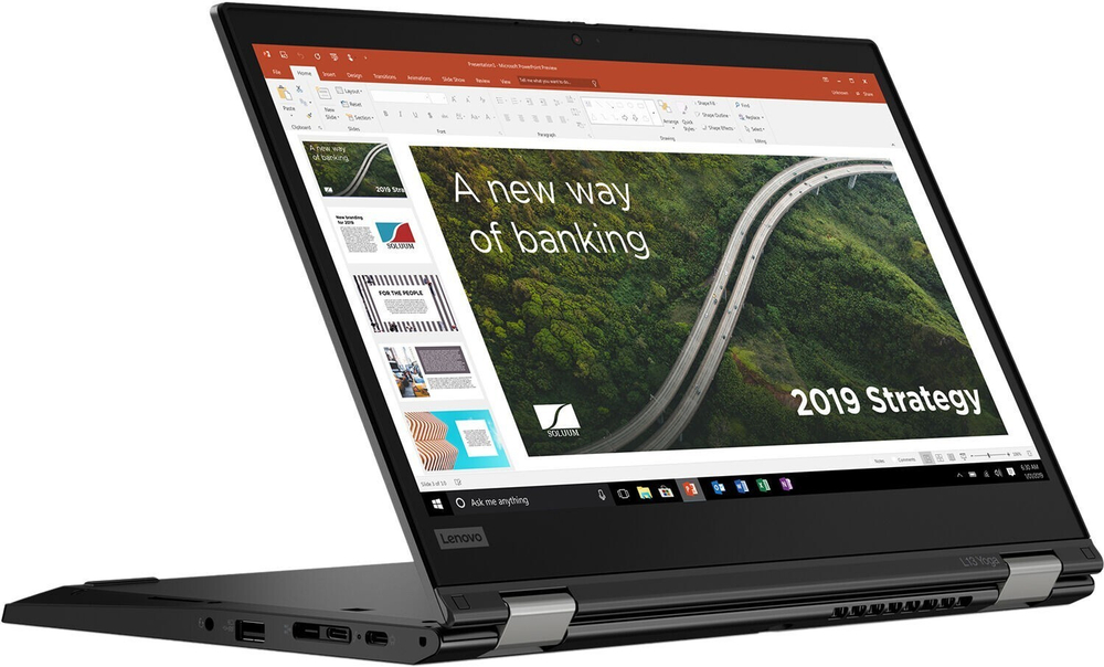 Ноутбук Lenovo ThinkPad L13 Yoga G2 20VK000YRT Core i5 1135G7, 16384 Mb, 13.3; Full HD 1920x1080, 512 Gb SSD, Intel Iris Xe Graphics, Windows 10 Professional, черный