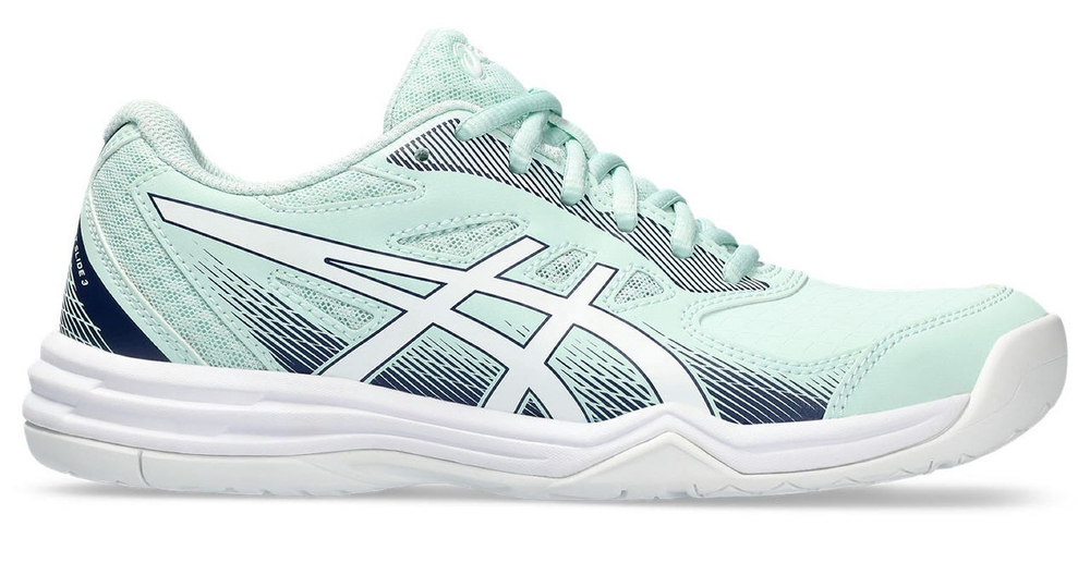 Женские Кроссовки теннисные Asics Court Slide 3 - pale blue/white