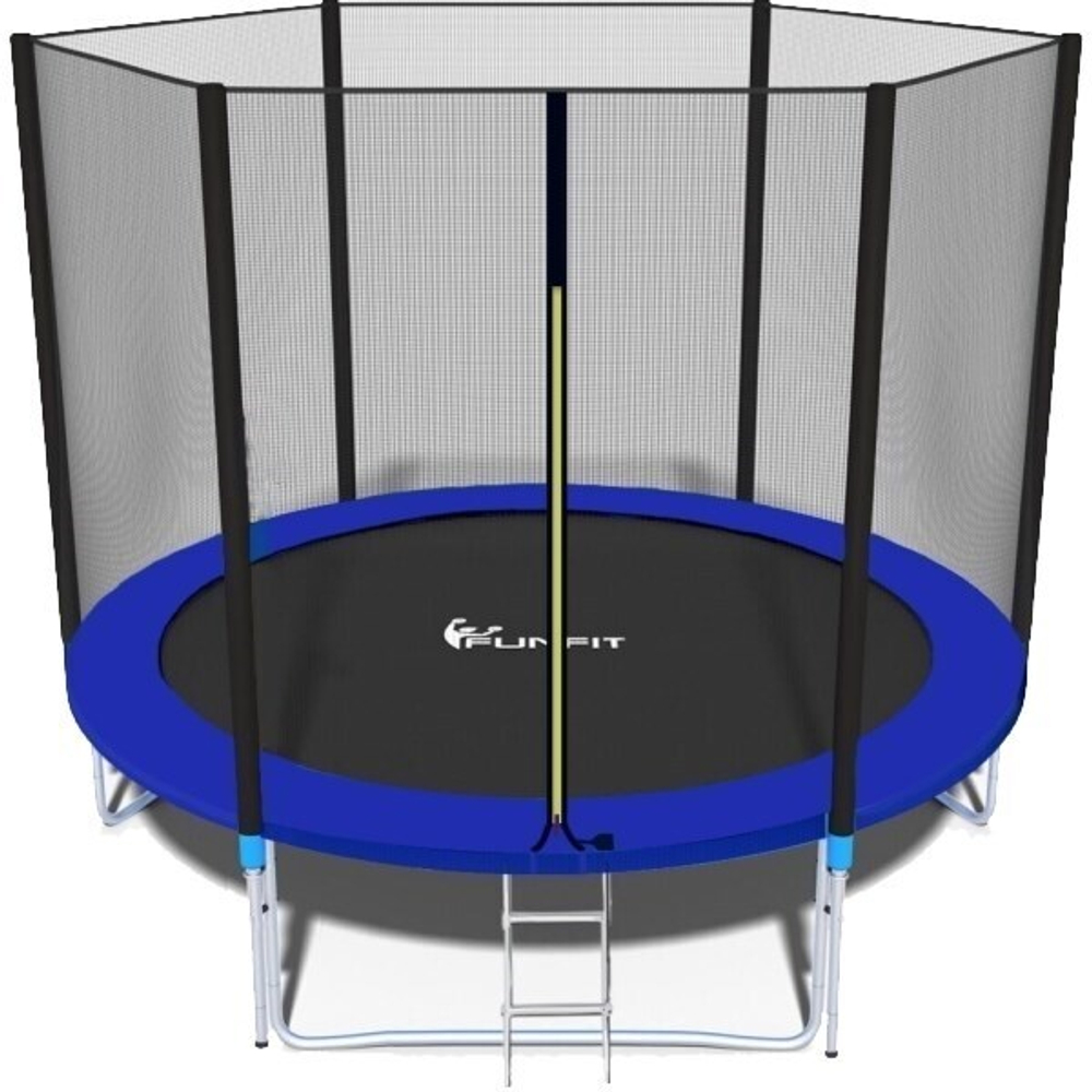 Батут FunFit 12 FT 374 см PRO Синий