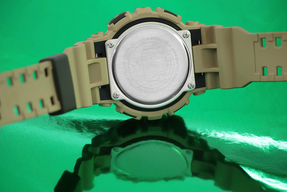 Японские наручные часы Casio G-SHOCK GA-100CM-5A с хронографом