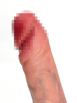 Фаллоимитатор на присоске с мошонкой с фиксацией формы №55S SGAN 4.1X22, телесный (15,5 рабочая длина)