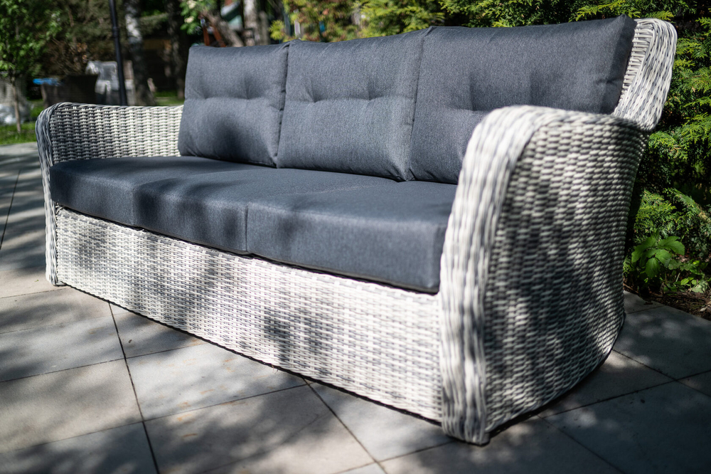 Диван 3‑местный Besta Fiesta ВЕНЕЦИЯ, серый