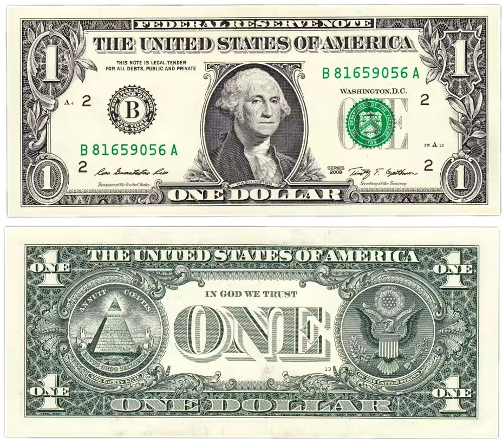 США 1 доллара 2006 Большая печать Соединенных Штатов Нью-Йорк UNC