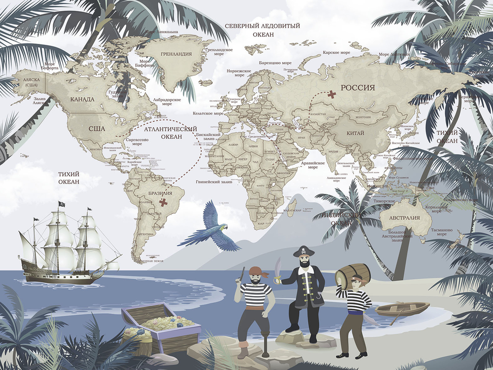 Дизайнерские обои Wall Street Travel Kids