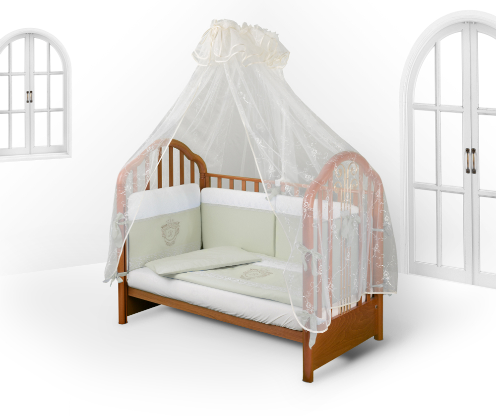 Арт.77777 Набор в детскую кроватку для новорожденных - ROYAL - R 6пр