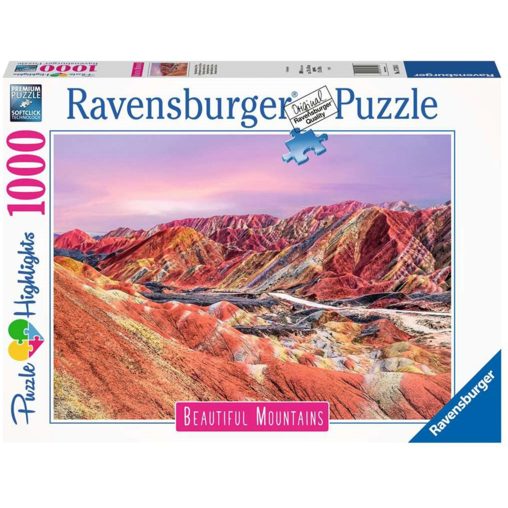 Пазл Ravensburger 173143 Радужные горы 1000 элементов 173143 — фото 1