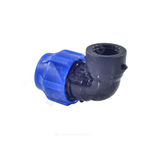 Отвод компрессионный ПЭ Дн 20х1/2"х90гр ВР Ру16 VALFEX 1210012320012