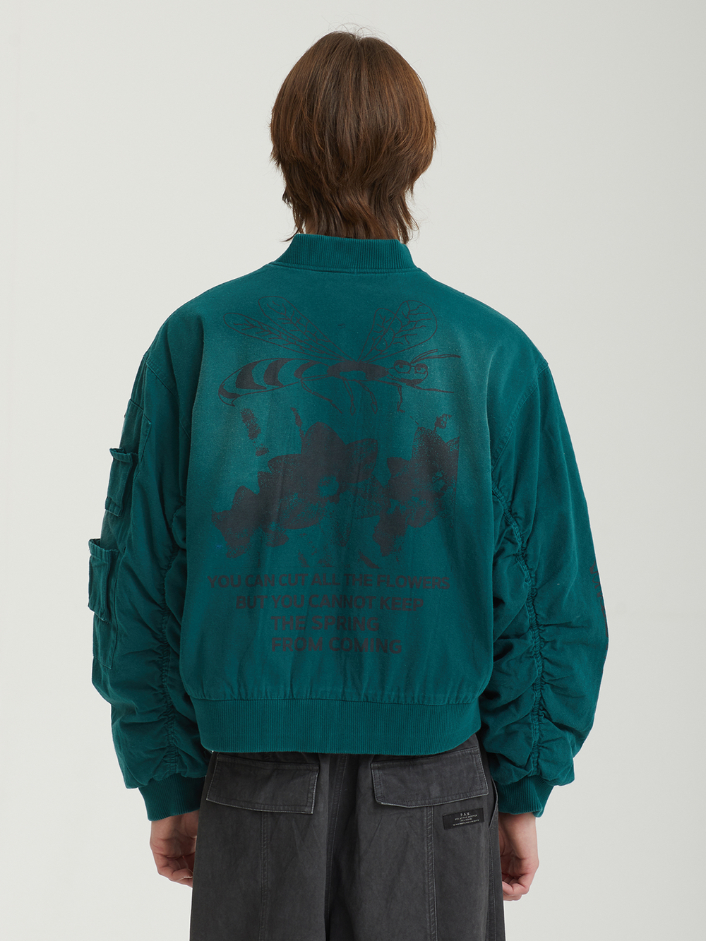 Мужской Бомбер All The Flowers Reversible