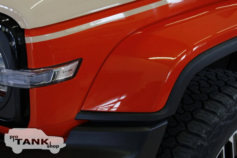 Накладки на расширители арок BRM для TANK 300 2021-2024г. (Чарский Оранж Orange (2Y))