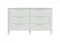 Комод Type 6 ящиков ширина 140 см (белый)