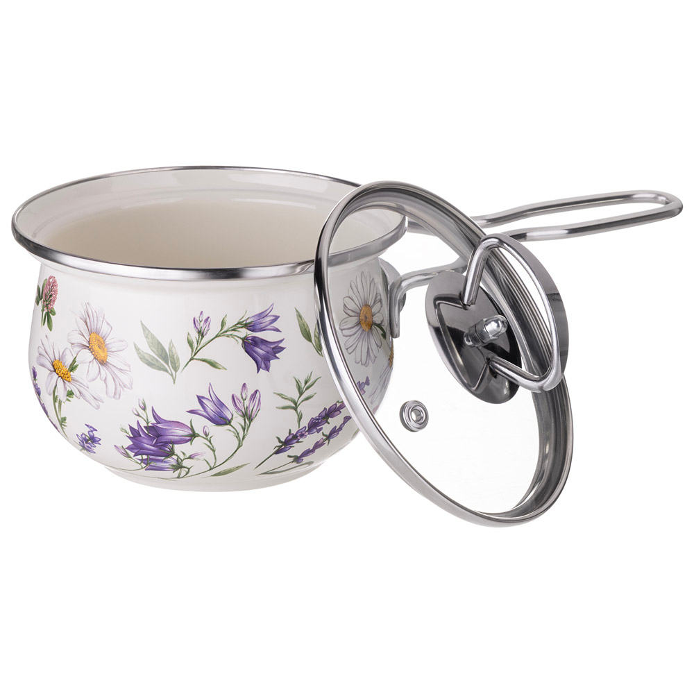 Ковш 0,9л 14см "Flower story"