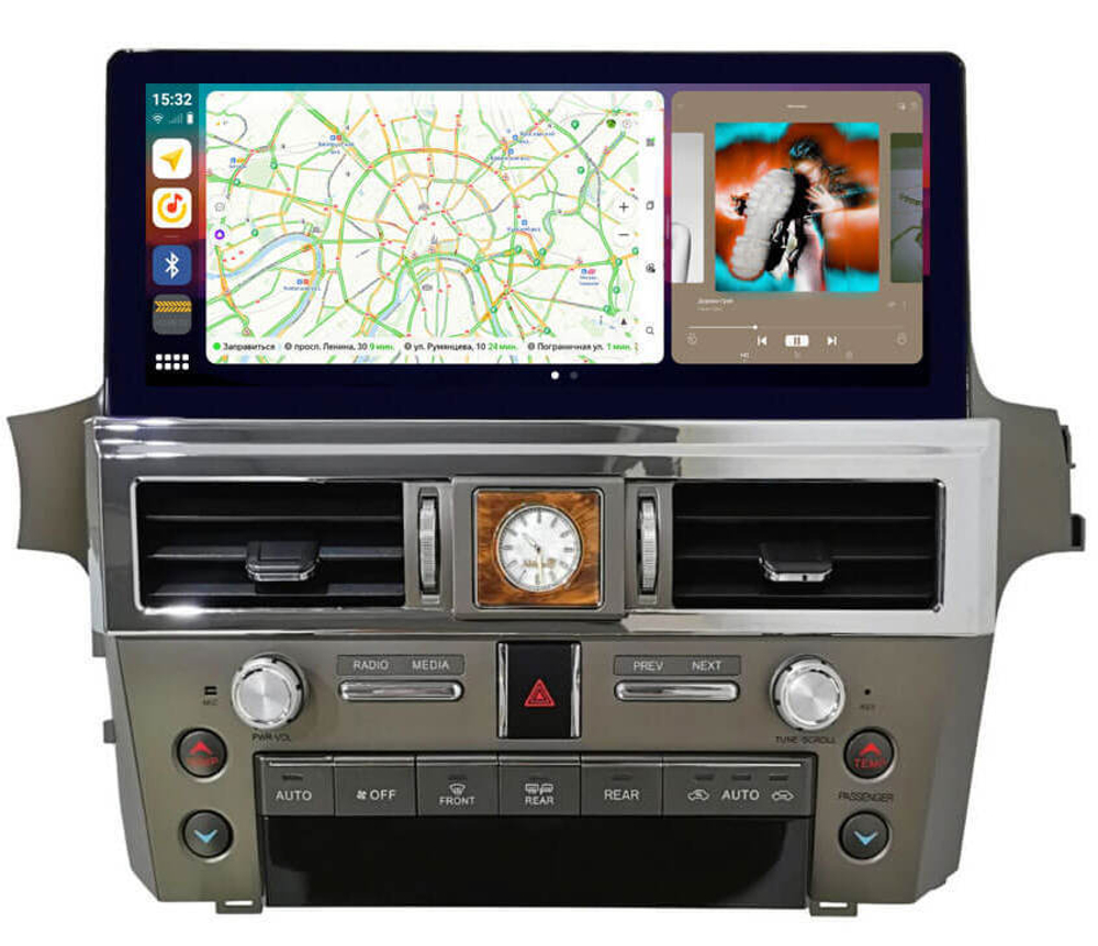 Магнитола для Lexus GX460 2009-2022 - Radiola RDL-LEX-GX монитор 12.3" на Android 12, 6Гб+128Гб, CarPlay, 4G SIM-слот