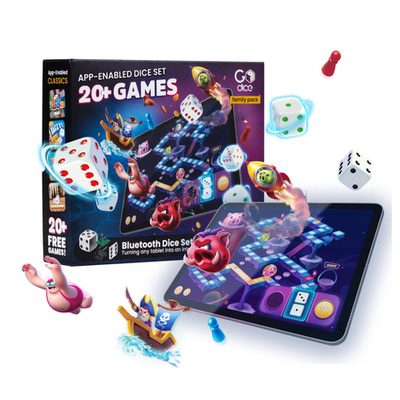 Интерактивная семейная настольная игра - GoDice Set 5 Particula