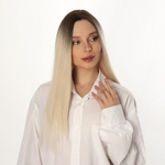 Парик искусственный, 60 см, цвет русый/блонд