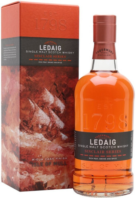 Виски Ledaig Sinclair Series Rioja Cask Finish, 0.7 л