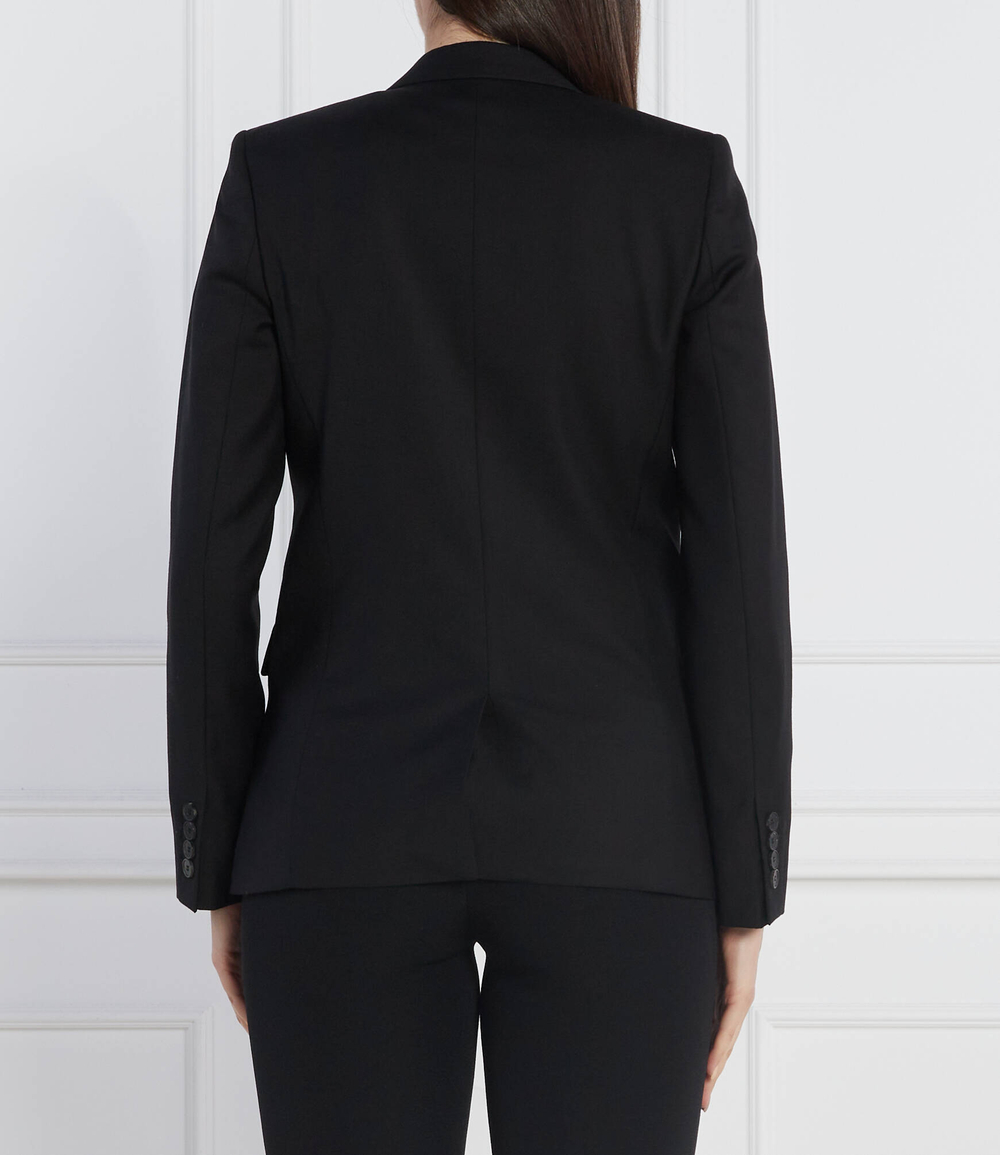 хлопковый пиджак The Kooples - черный(FVES25002K)