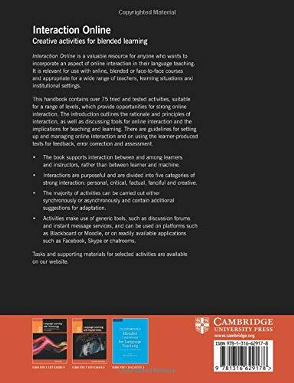 Interaction Online Paperback With Online Resources (Cambridge Handbooks for Language Teachers)