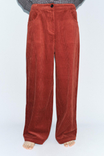 Широкие вельветовые брюки — zw collection